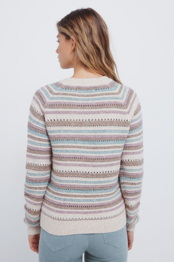 Springfield Polo shirt neck jumper pink