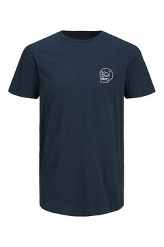 Springfield T-shirt algodão caveira azulado