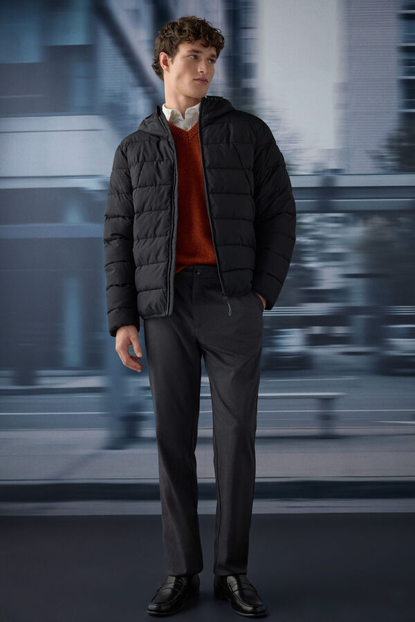 Springfield Thermal puffer jacket black