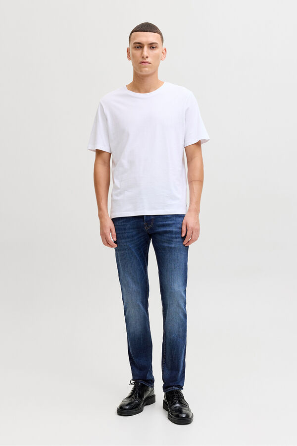 Jack & Jones Elasticated waist chino shorts blue