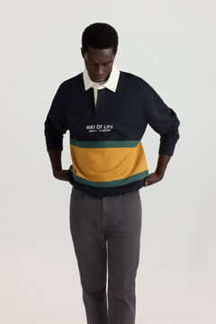 Springfield Polo rugby &agrave; blocs de couleur