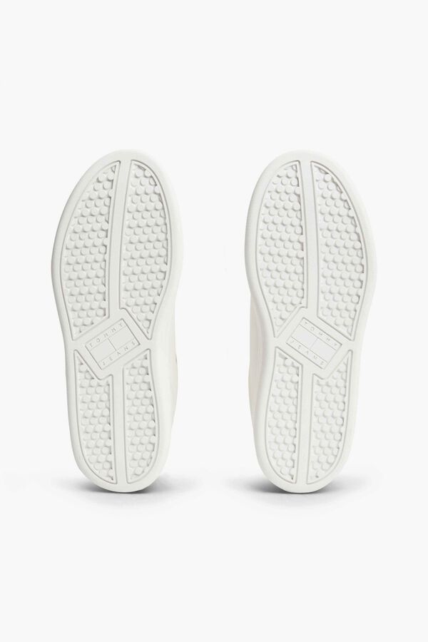 Tommy Jeans Flag trainers white
