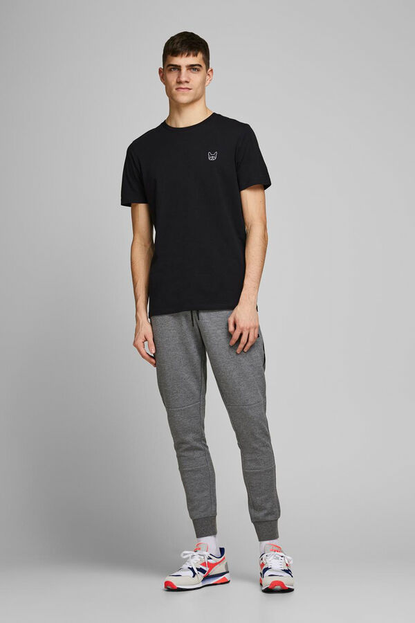 Jack & Jones Slim fit cotton t-shirt black
