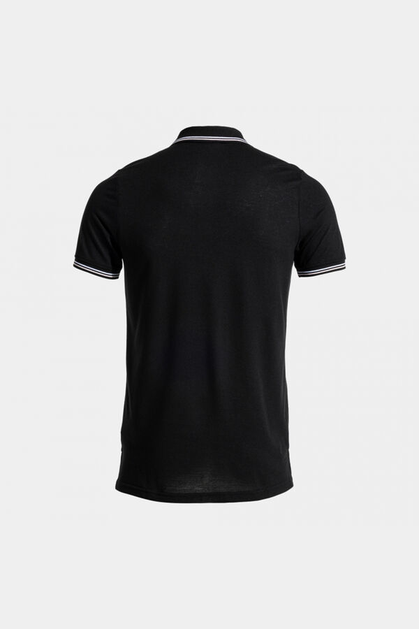 Springfield Pink Black Comfort Classic Black short-sleeved polo shirt black