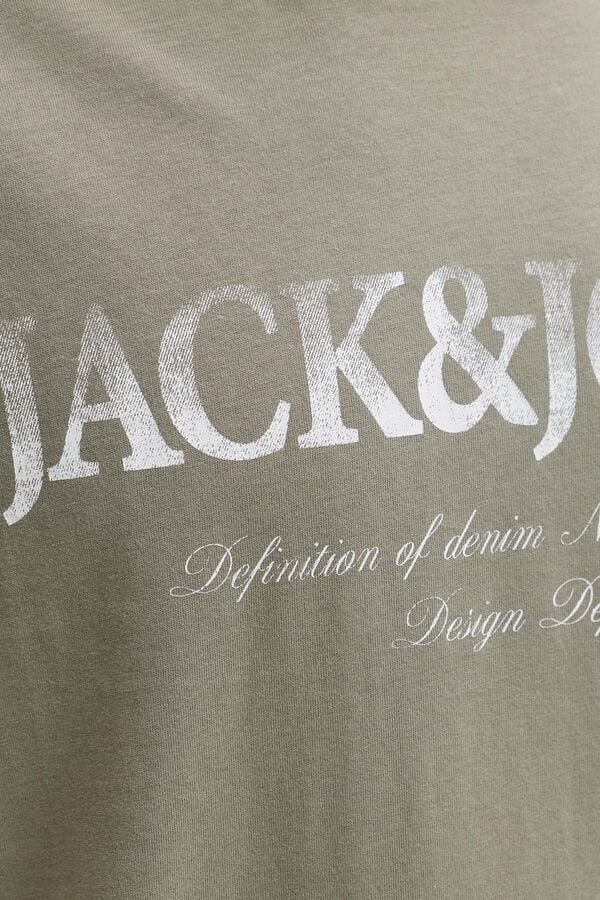 Jack & Jones Short sleeve T-shirt with logo grey
