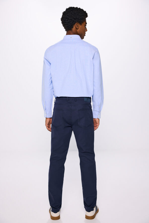 Springfield Slim fit coloured trousers bluish