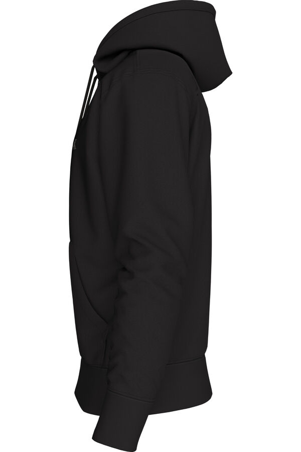 CK Jeans Sweatshirt zip fastening hood black