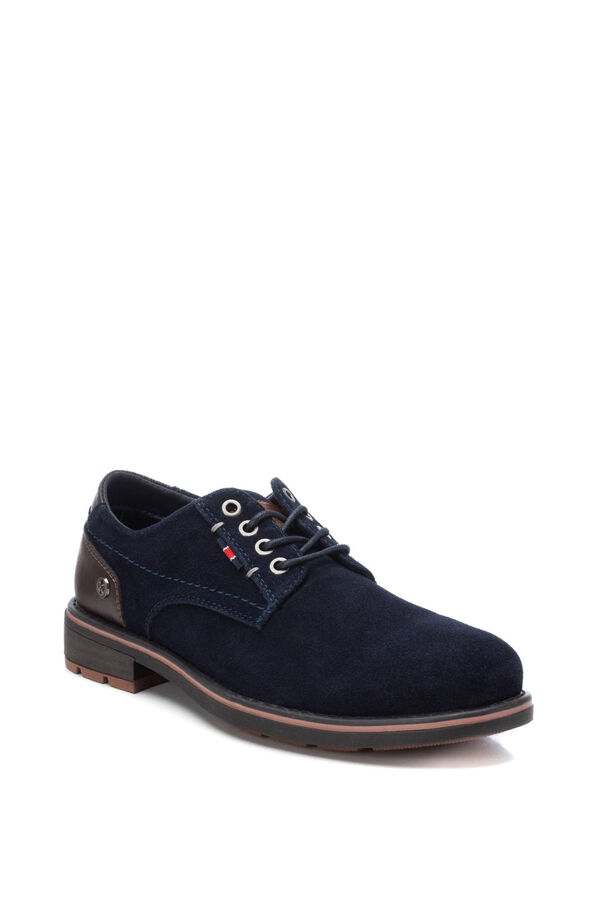 XTI Zapato De Hombre Serraje azul