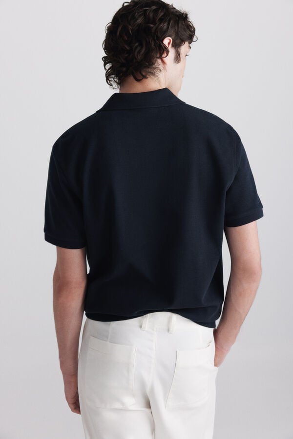 Springfield Regular fit polo shirt blue