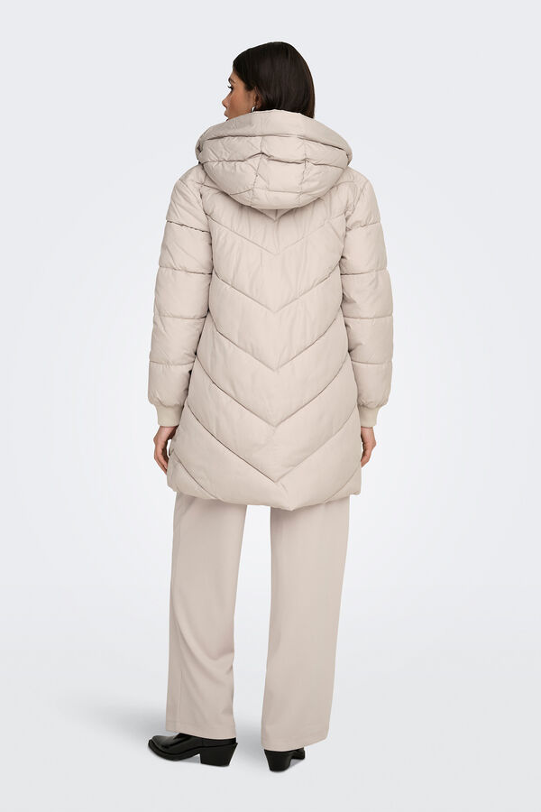 JDY Puffer coat blue