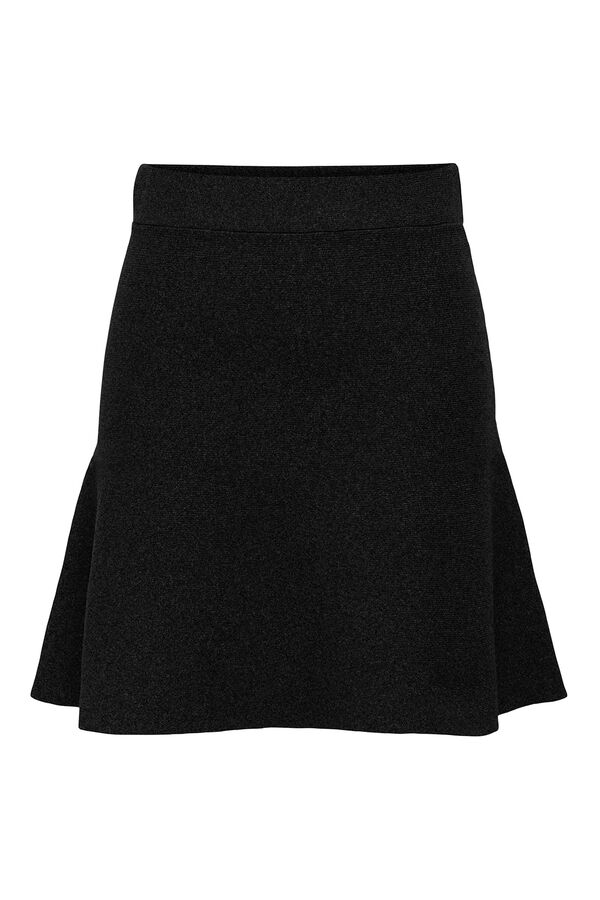 Only Falda corta de punto negro
