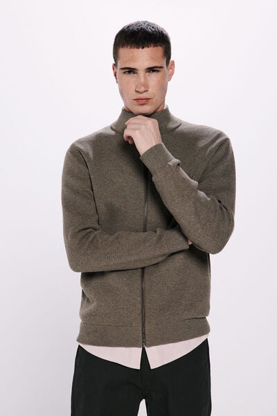 Springfield Cardigan Milano com fecho-éclair cor