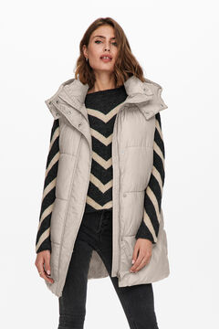 Springfield Quilted gilet with hood medium beige