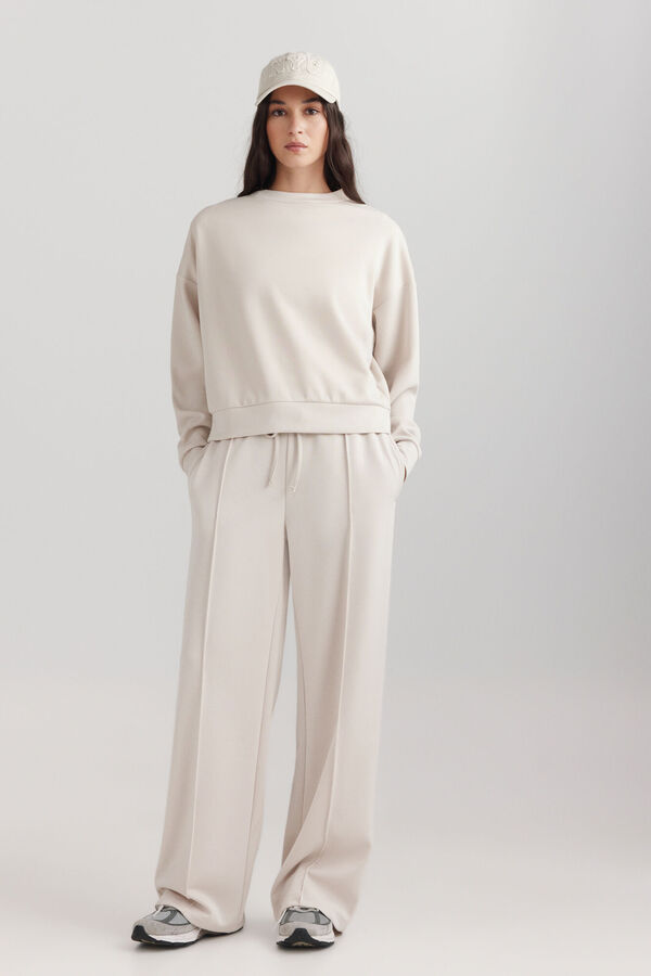 Springfield Soft touch sweatshirt beige