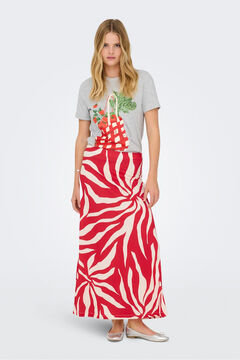 Only Falda larga estampada