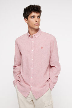 Springfield Lanena košulja u boji ružičasta
