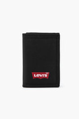 Levi's Cartera Batwing Trifold Wallet negro