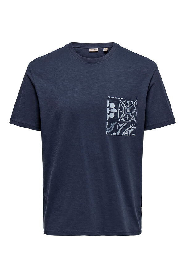 Only & Sons Short sleeve T-shirt bleu