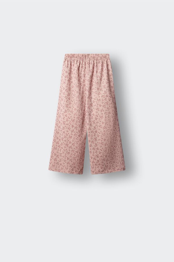 Springfield Kids Cal&ccedil;as culotte de flores para menina rosa