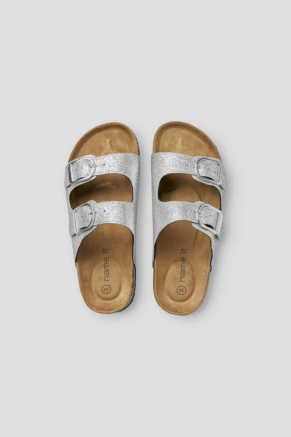 Name It Glitter sandals grey