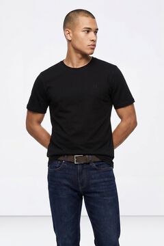 Tiffosi Camiseta de algod&atilde;o com estampa em relevo