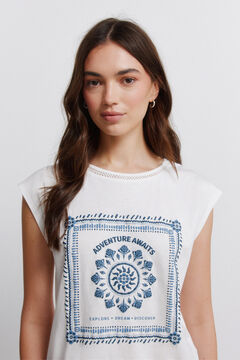 Springfield Polka-dot short sleeve T-shirt