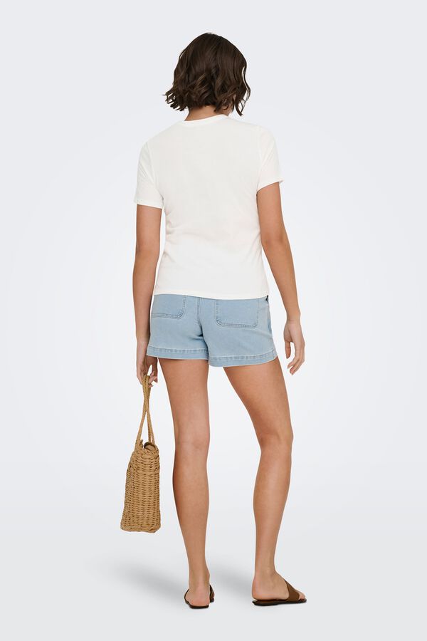 Only Short-sleeved T-shirt white