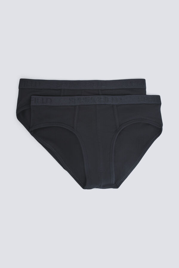 Springfield Pack of 2 essential briefs black