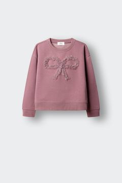 Springfield Kids Sweatshirt la&ccedil;o tule menina