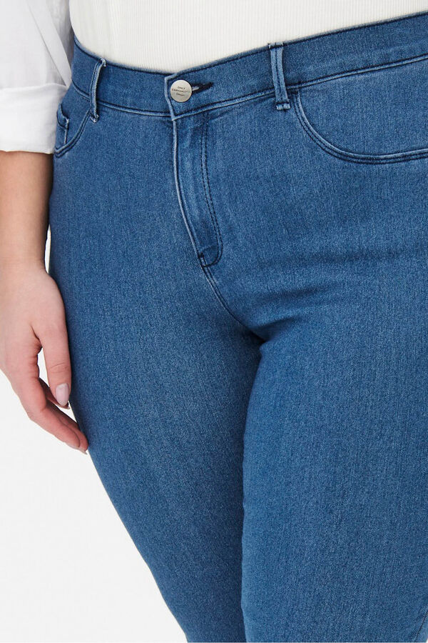 Only Carmakoma Jeans skinny talla grande azul