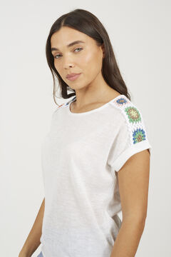 Brave Soul Camiseta de manga corta y crochet