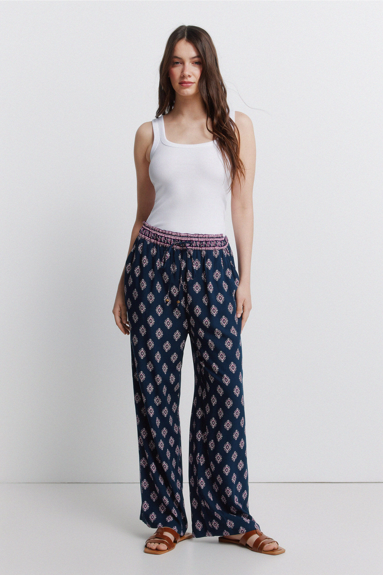 Springfield Lepr&scaron;ave pantalone sa printom