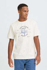 Blend Short-Sleeve T-Shirt blanc