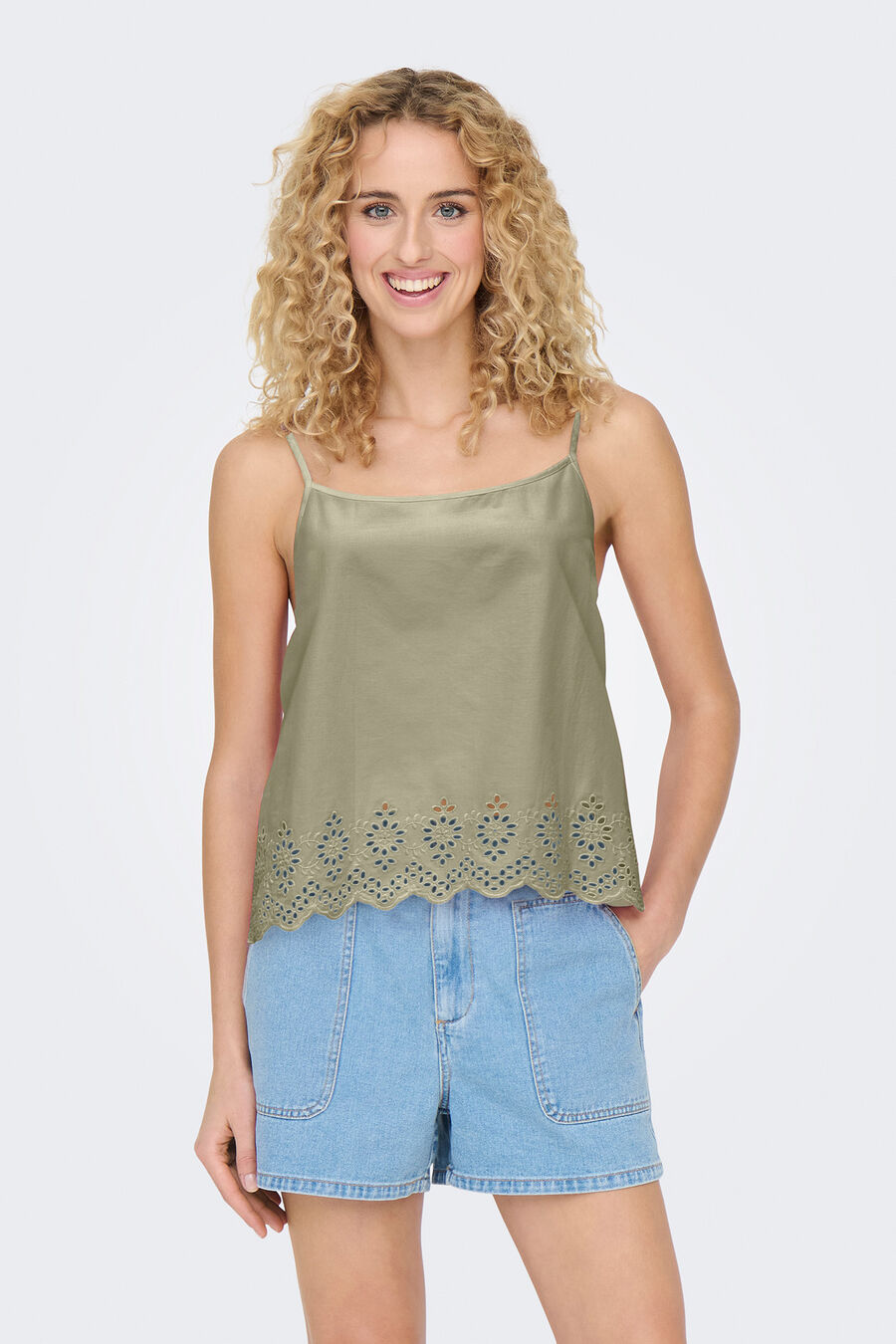 Blusa regular fit tirantes