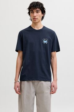 Jack & Jones T-shirt loose fit em algod&atilde;o