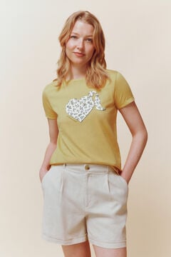 Springfield Camiseta "Coraz&oacute;n con pelazo"