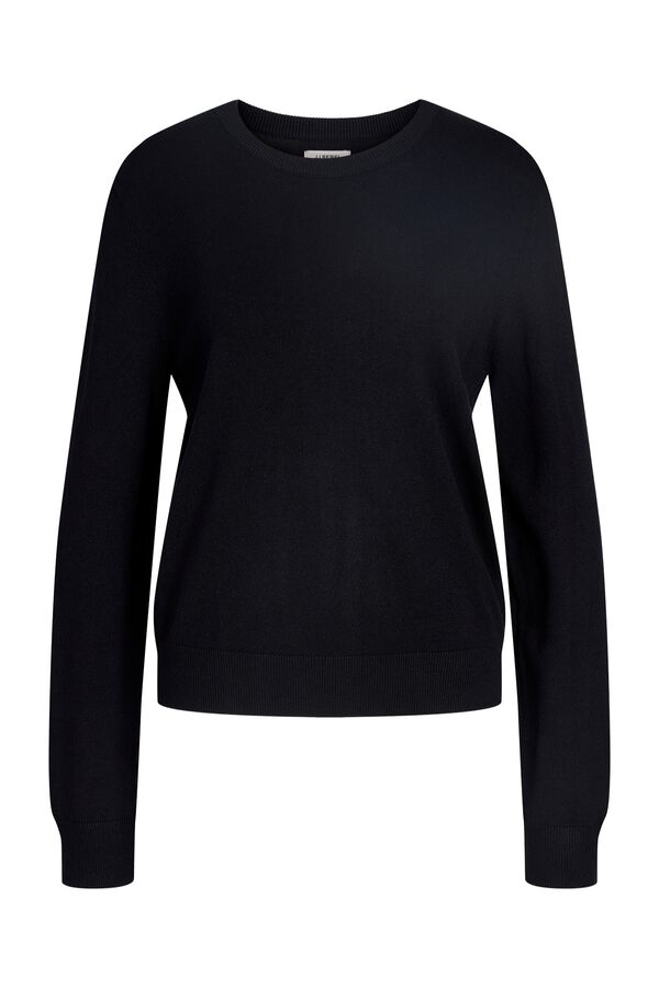 JJ REBEL Regular knit jumper noir