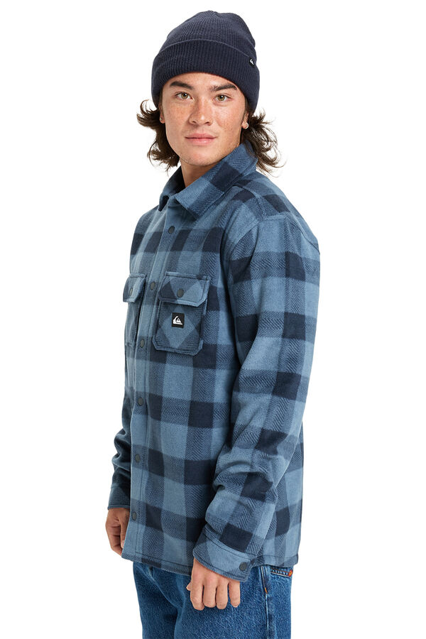 Quiksilver Bering Strait Check - for men long sleeve Plaid Shirt cu imprimeu