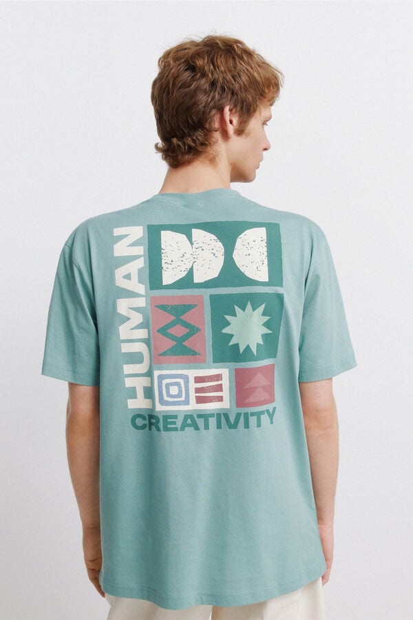 Springfield Human creativity T-shirt blue