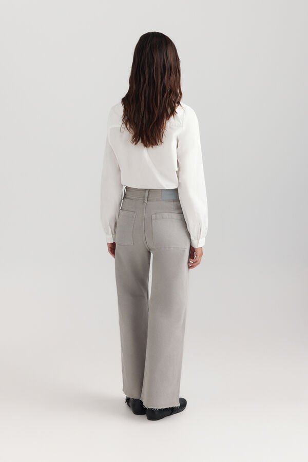 Springfield Sailor high-waisted jeans grey