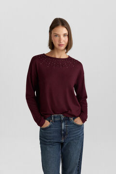 Springfield Long sleeve pearl T-shirt