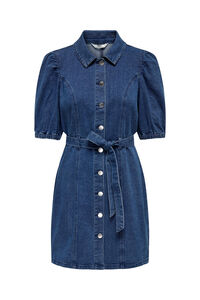 Only Vestido curto denim cinto