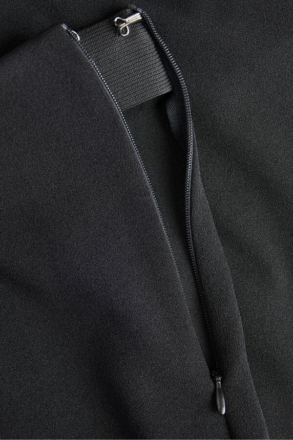 Jack & Jones Pantal&oacute;n flare tiro alto negro