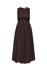 JDY Midi-Kleid mit ausgestelltem Saum