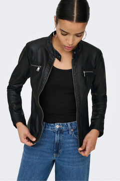 Only Chaqueta biker piel vegana