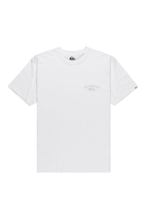 Quiksilver Anchor Lockup - for men short sleeve T-Shirt white