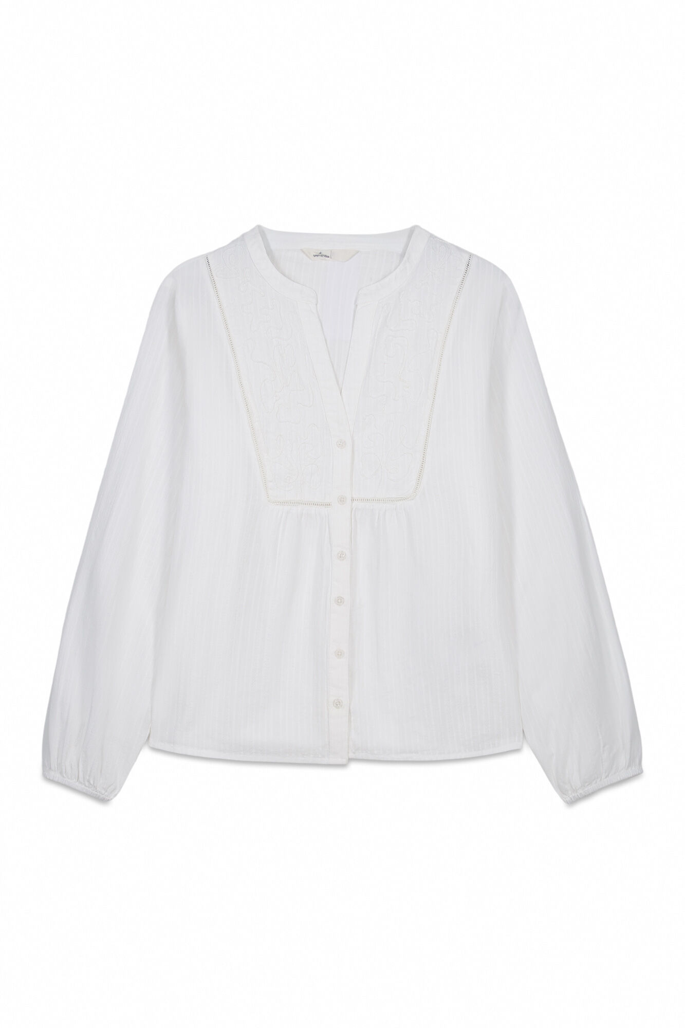 Springfield Embroidered long sleeve blouse
