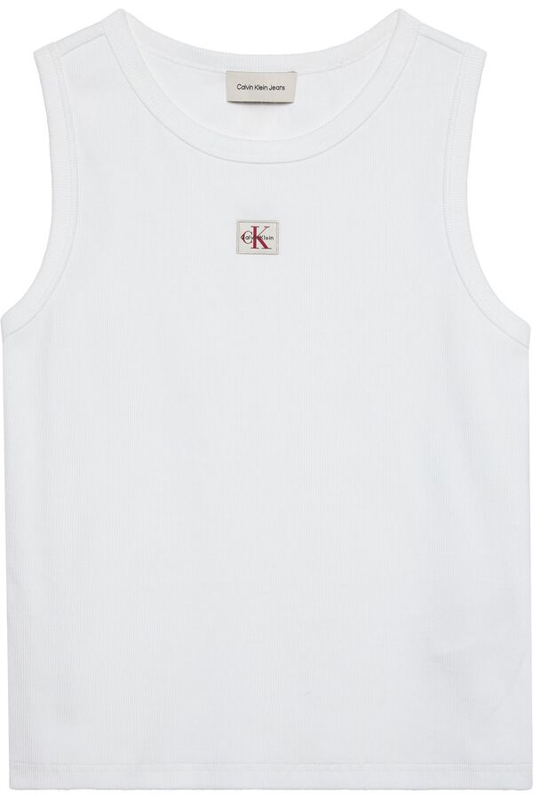 Calvin Klein T-shirt sem mangas branco
