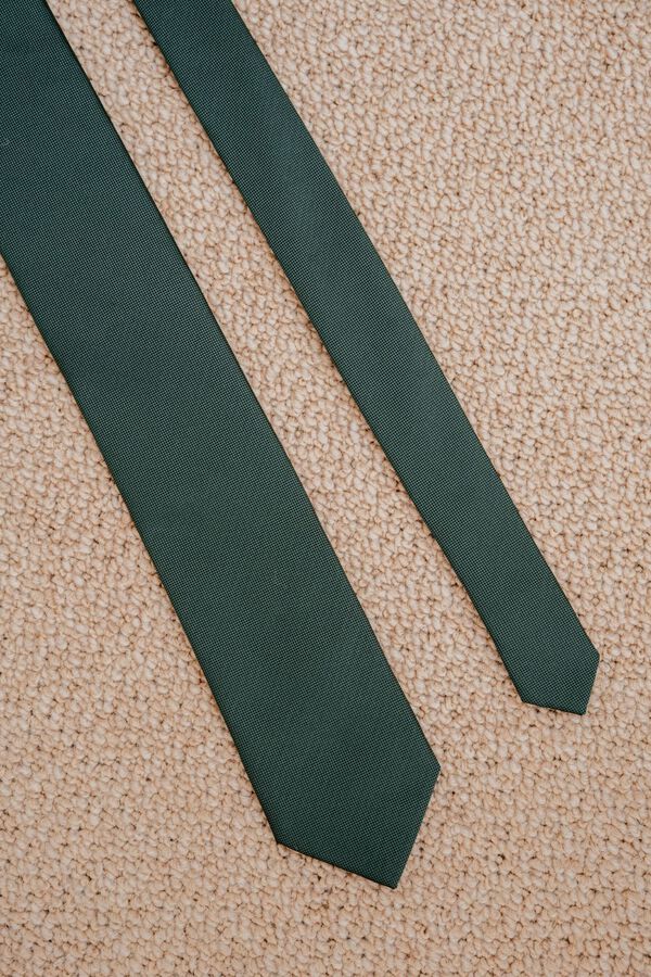 Celopman Plain basic tie green