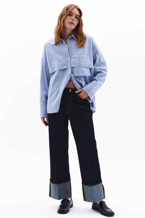 Oxxo Striped shirt blue